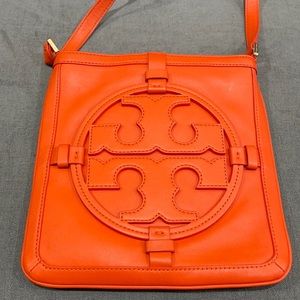 Genuine Tory Burch “Holly” crossbody bag orange.